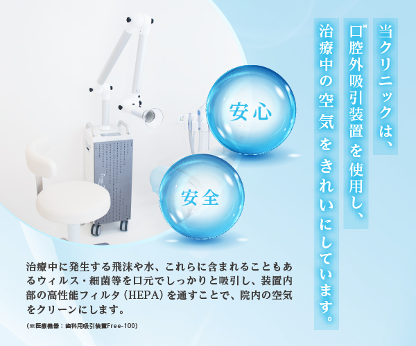飛沫感染防止策を実施しています!